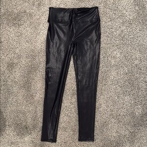 Spanx faux leather Leggings Black